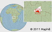 Savanna Style Location Map of Dala, highlighted parent region, hill shading