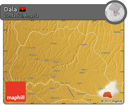 Physical Map of Dala