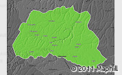 Political Map of Dala, darken, desaturated