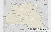 Shaded Relief Map of Dala, desaturated