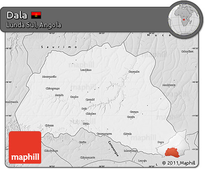 Silver Style Map of Dala