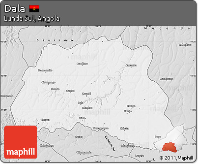 Silver Style Map of Dala