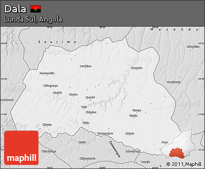Silver Style Map of Dala