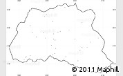 Blank Simple Map of Dala, cropped outside, no labels