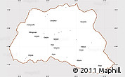 Classic Style Simple Map of Dala, cropped outside