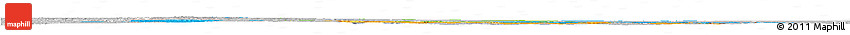 Political Horizon Map of Lunda Sul, lighten, desaturated