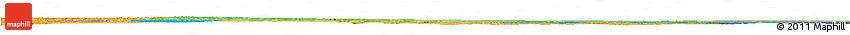 Political Horizon Map of Lunda Sul, political shades outside