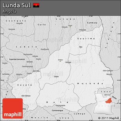 Silver Style Map of Lunda Sul