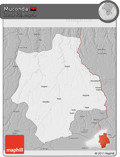 Gray 3D Map of Muconda