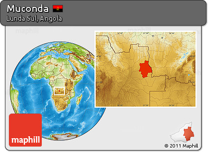 Physical Location Map of Muconda