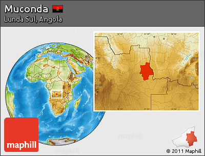 Physical Location Map of Muconda
