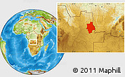 Physical Location Map of Muconda