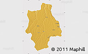 Physical Map of Muconda, cropped outside