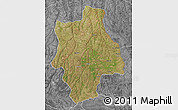 Satellite Map of Muconda, desaturated