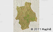 Satellite Map of Muconda, lighten