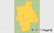 Savanna Style Simple Map of Muconda