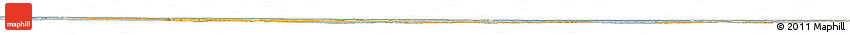 Political Horizon Map of Saurimo, lighten, semi-desaturated