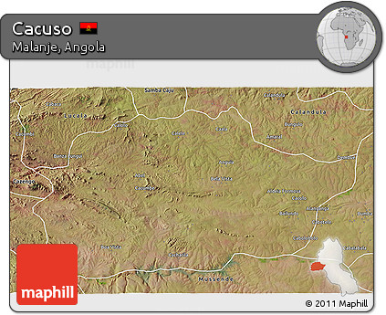 Satellite 3D Map of Cacuso