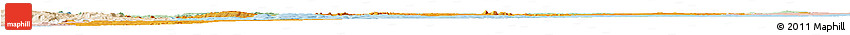 Political Horizon Map of Cacuso, lighten