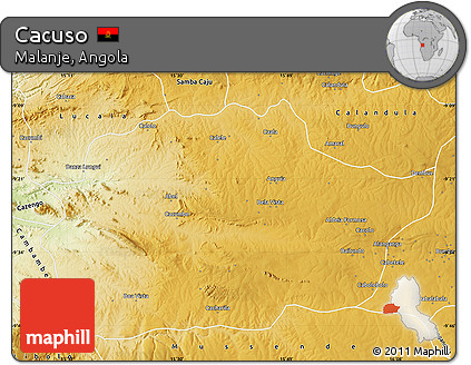 Physical Map of Cacuso