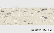 Shaded Relief Panoramic Map of Cacuso
