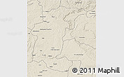 Shaded Relief 3D Map of Calandula