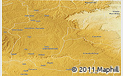 Physical Panoramic Map of Calandula