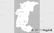 Gray Simple Map of Calandula