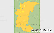 Savanna Style Simple Map of Calandula