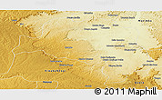 Physical Panoramic Map of Caombo