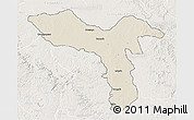 Shaded Relief 3D Map of Luquembo, lighten
