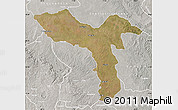 Satellite Map of Luquembo, lighten, semi-desaturated
