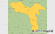 Savanna Style Simple Map of Luquembo