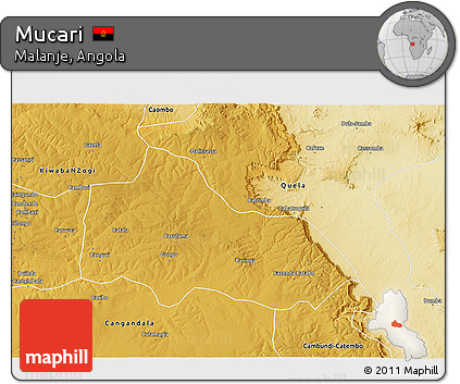 Physical 3D Map of Mucari