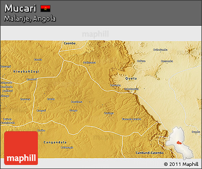 Physical 3D Map of Mucari