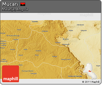 Physical 3D Map of Mucari