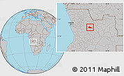 Gray Location Map of Mucari