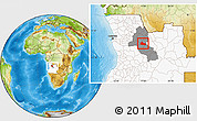 Physical Location Map of Mucari, highlighted country, highlighted parent region