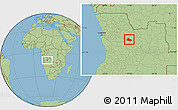 Savanna Style Location Map of Mucari