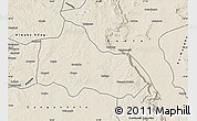 Shaded Relief Map of Mucari