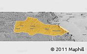 Physical Panoramic Map of Mucari, desaturated