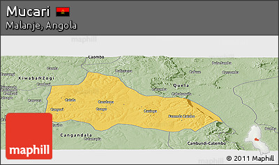 Savanna Style Panoramic Map of Mucari