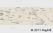 Shaded Relief Panoramic Map of Mucari