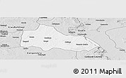 Silver Style Panoramic Map of Mucari