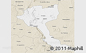 Classic Style 3D Map of Quela