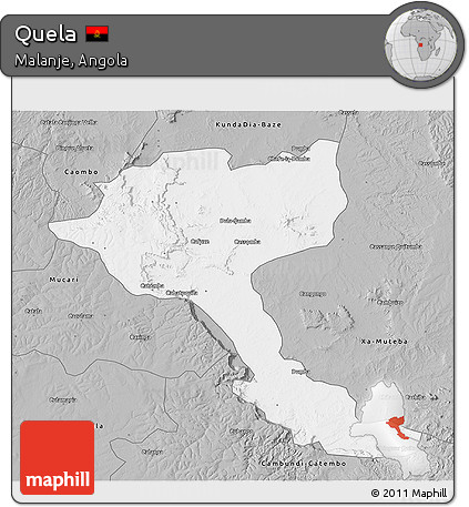 Gray 3D Map of Quela