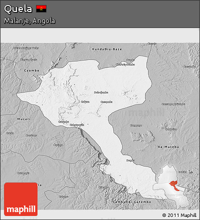 Gray 3D Map of Quela