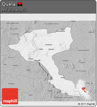 Gray 3D Map of Quela