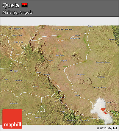 Satellite 3D Map of Quela
