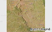 Satellite 3D Map of Quela